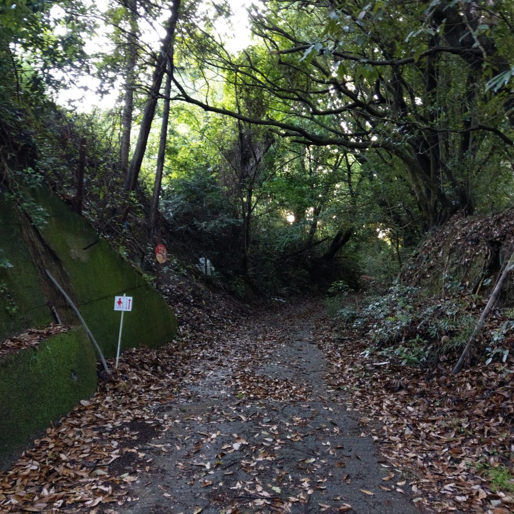 大山寺に至る遍路道の入り口